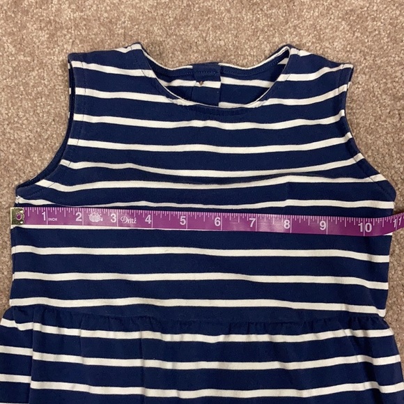 M&S mark and spencer navy striped one pc summer romper Uk size 2/3 - Picture 5 of 8